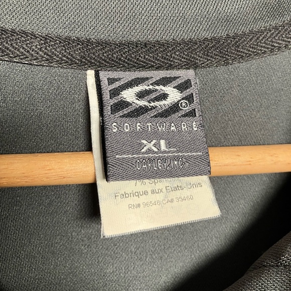 Oakley software vintage 90s Polo made in USA polyester embroidery center logo - Picture 5 of 15